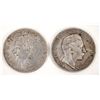 Image 1 : German Five Mark Silver Coins 1904 & 1907 (2) [191009]