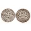 Image 2 : German Five Mark Silver Coins 1904 & 1907 (2) [191009]