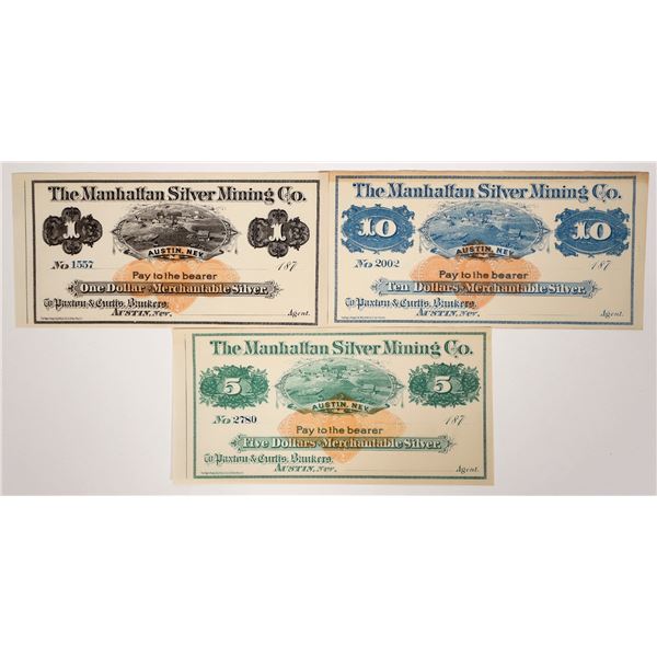 Manhattan Silver Mining Co. Scrip with RNs (Imprinted Revenue) (3) [193576]