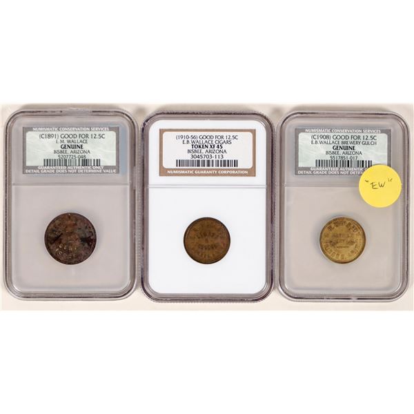 E. B. Wallace Tokens (2) & I. M. Wallace Token [192238]