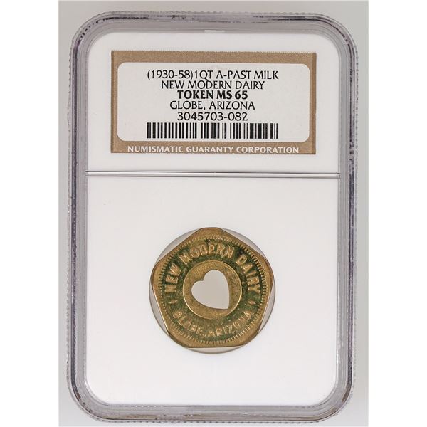 New Modern Dairy Token: MS 65 [191518]