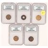 Image 1 : Five Different Arizona Tokens in Genuine Holders [192392]