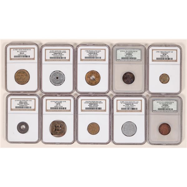 Graded Arizona Token Group (10) [192400]