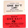 Image 1 : Balboa Pier Bait Tokens (2) [193032]