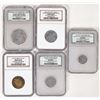 Image 1 : Southern California Graded Tokens (5) [192139]