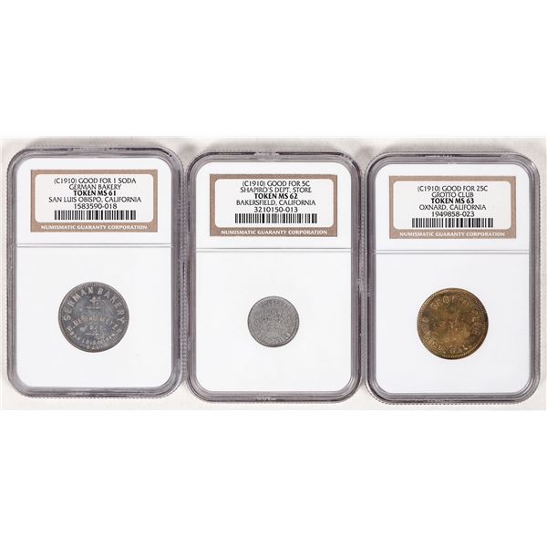 Central Coast Graded Tokens (3) [192136]