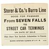 Image 2 : Storer & Co.'s Burro Line Token [192424]