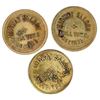 Image 1 : Midway Saloon Tokens: Bonner & Milltown (3) [192415]