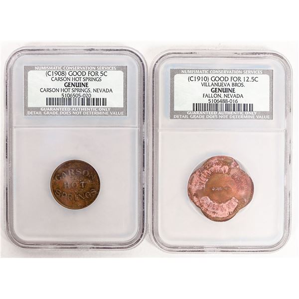 Nevada Certified Tokens (2) [192145]