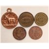 Image 1 : Nevada Tokens & Medal (5) [192515]