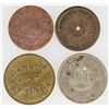 Image 1 : Nevada Tokens Four Different Towns (4) [192228]