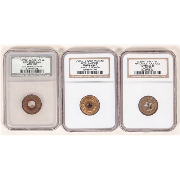 Northern Nevada Certified Tokens (3) [192393]