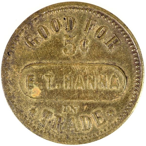 E. T. Hanna Token [192665]