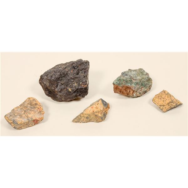 Minerals - Realgar and Copper Ore (5) [191572]