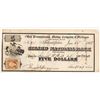 Image 1 : Pennsylvania Mining Company of Michigan $5 Scrip [192534]