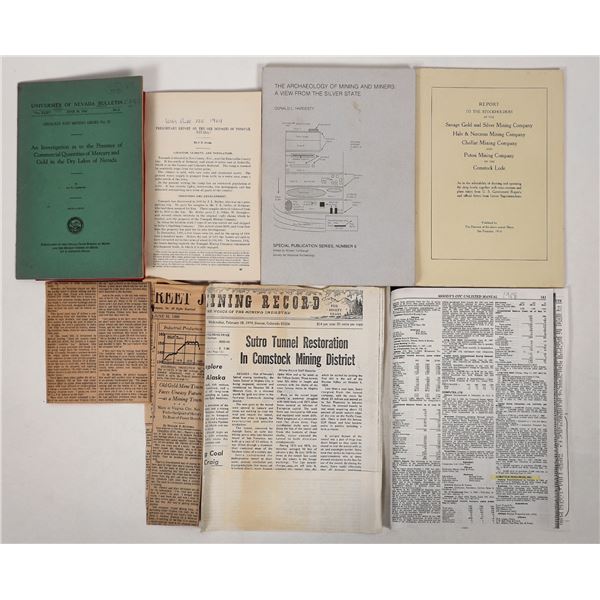 Nevada Mining Book/Ephemera Group [191599]