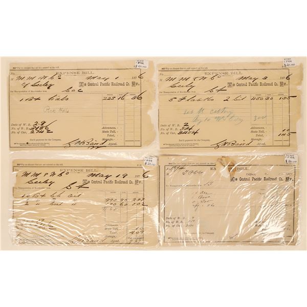 Central Pacific Expense Bills [188963]