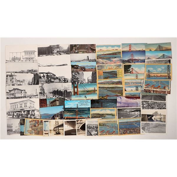 Postcards of San Francisco Cable Cars Golden Gate and Bay Bridges (40+) [191714]