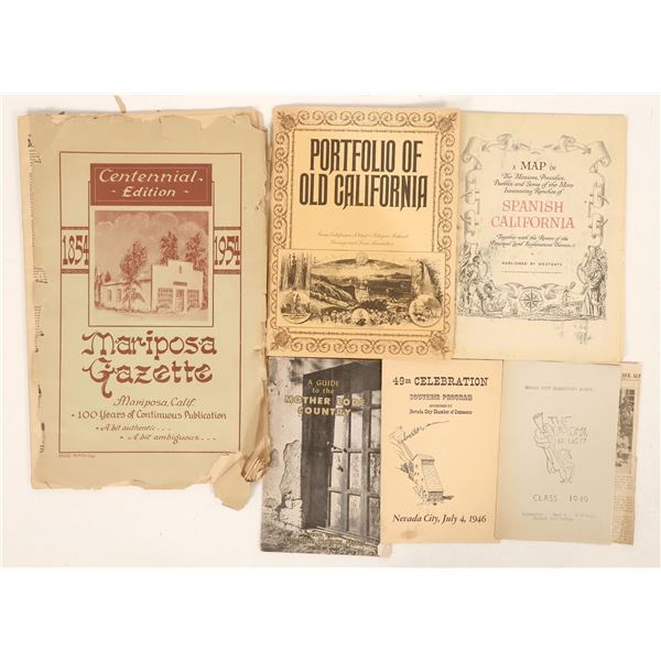 Mother Lode Country Ephemera [188970]