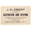 Image 1 : Castration And Spaying Business Card [188977]