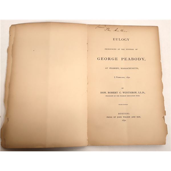 Eulogy for George Peabody [193323]