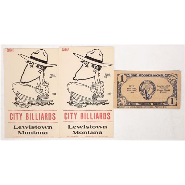 Montana Novelty Cards (3) [192362]