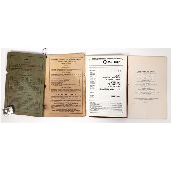 Northeast Nevada Historical Ephemera (3) [192660]
