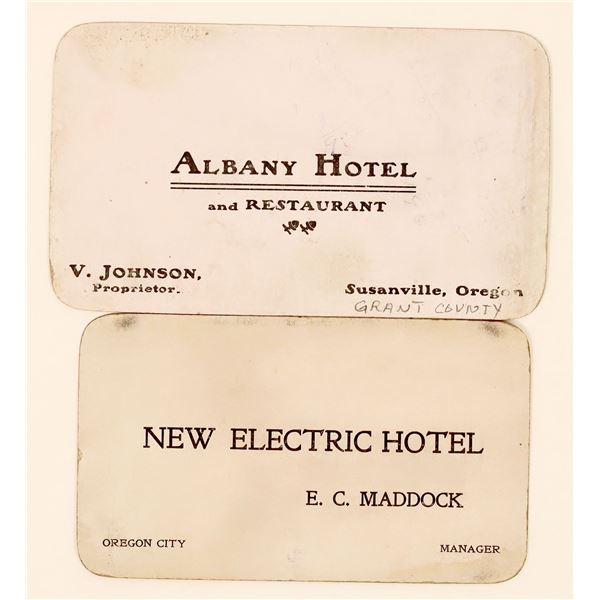 Oregon Hotel Business Cards [188975]