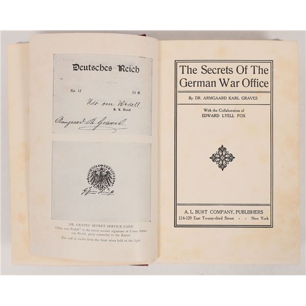 Copy of 'The Secrets of the German War Office' [192257]