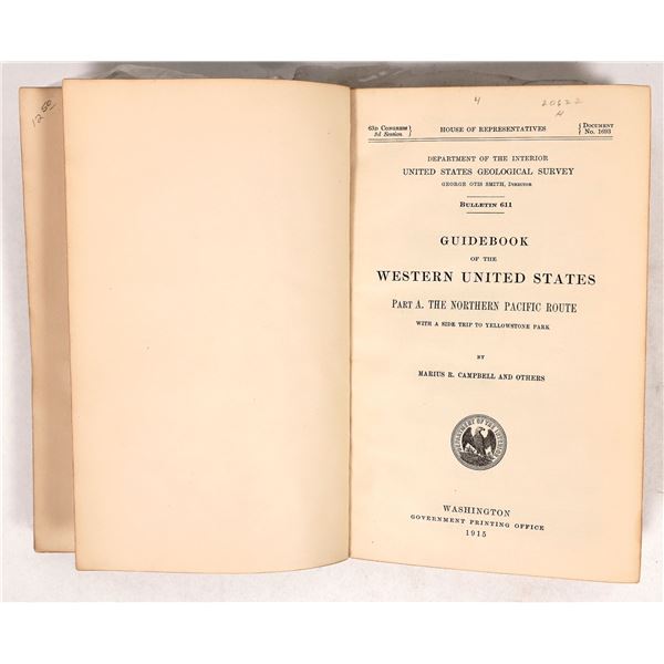 Western U.S. Guidebook, first volume [191596]