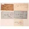 Image 1 : US Red Cancel Covers, c. 1850-51, 5 Total [193169]