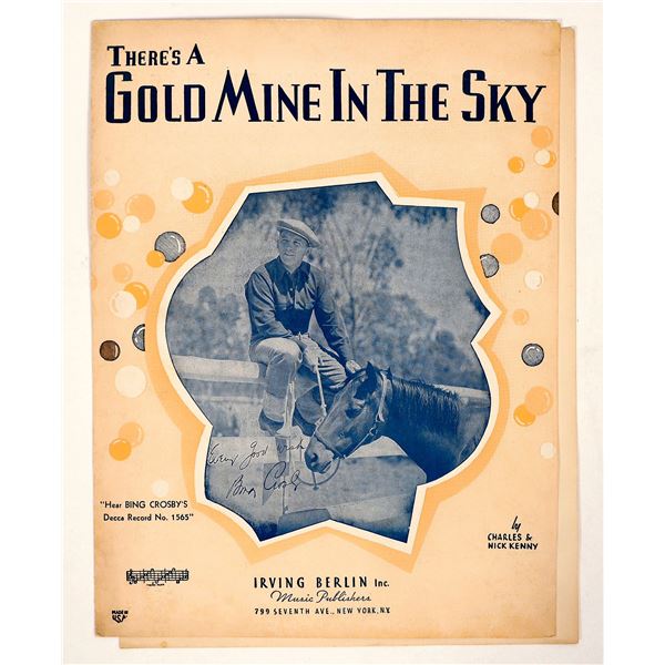 Sheet Music "There's a Gold Mine In The Sky" by Charles & Nick Kenny  [191719]