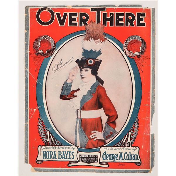 Sheet Music For "Over There" written By George Cohan 1917 [191718]
