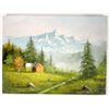 Image 1 : Acrylic Painting, Scenic Western Mountains [193214]