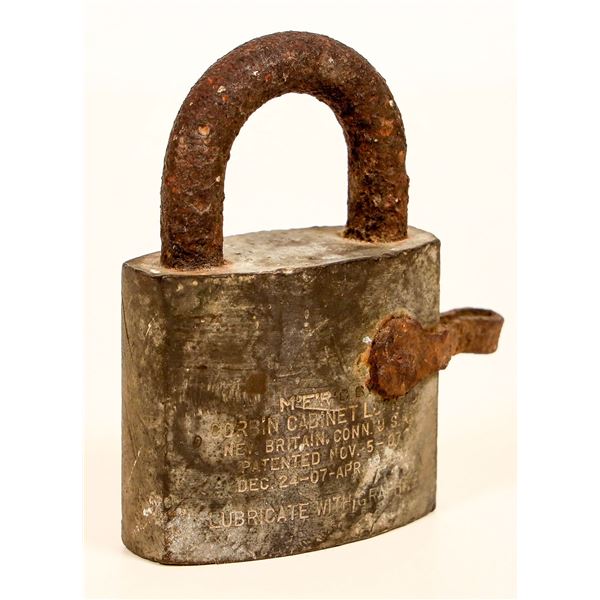Vintage Military Corbin Cabinet Co. Lock [191296]