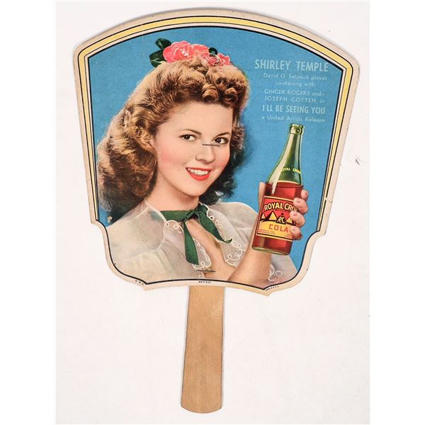 Shirley Temple Royal Crown Cola Fan [191541]