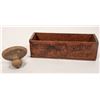 Image 2 : Wood Kraft Cheese Box and Butter Mold [192060]