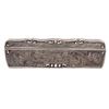 Image 2 : Sterling Silver Turtle Shell Cased Comb [193306]