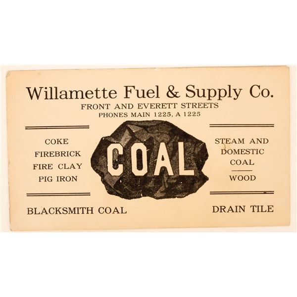 Coal Business Card [188979]