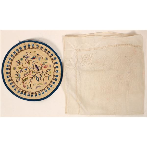 Vintage Silk Medallions (5) [192372]