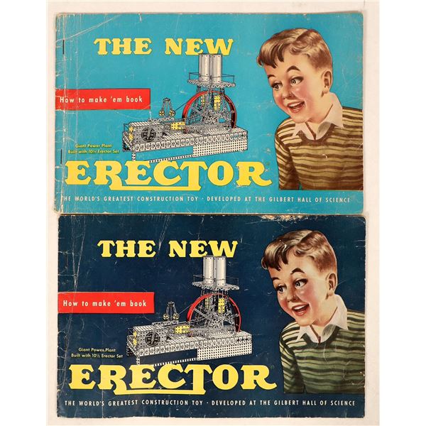 Erector Set "How to make 'em" Books (2) [190654]