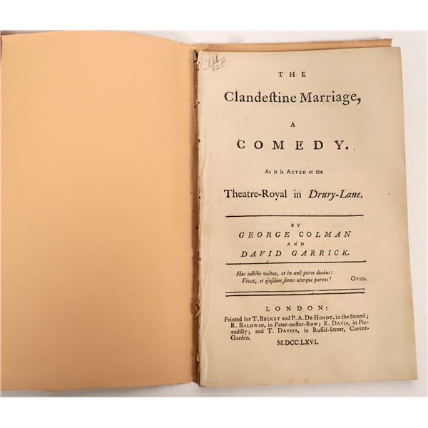 A 17th Century Play Manuscript [193322]