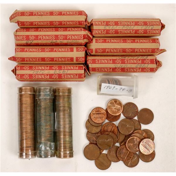 Lincoln Cent BU Rolls 1960 (7) [190899]