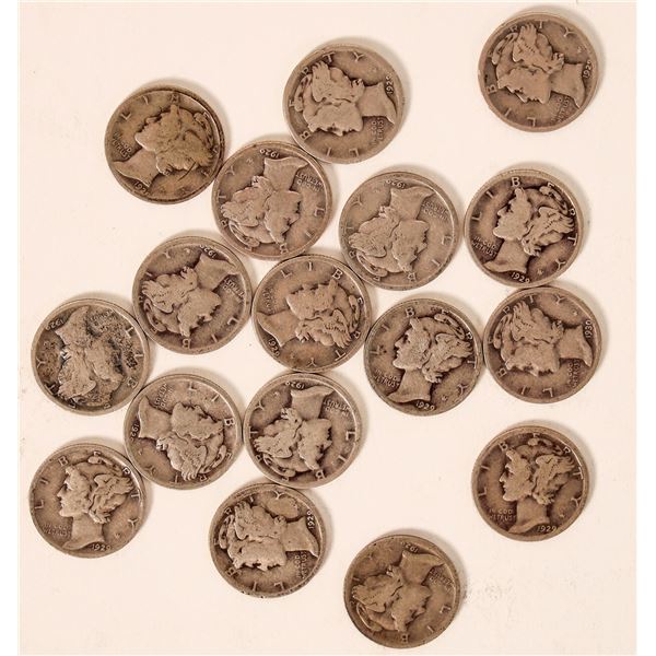 Mercury Dimes 1929 (17) [192429]