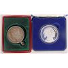 Image 1 : Morgan Silver Dollar & Silver Round [193294]