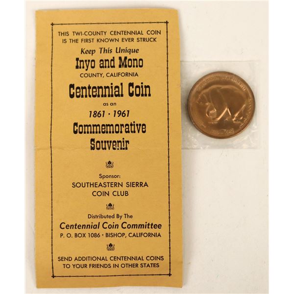 Inyo & Mono County/California Centennial Coins [190882]