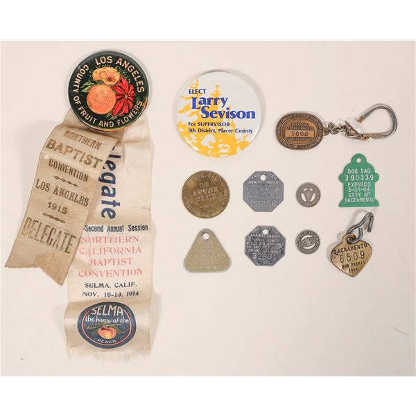 California Medals & Badges Grab Bag (12) [192511]