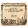 Image 1 : French Assignat Cinquante Sols, 1793 [190933]