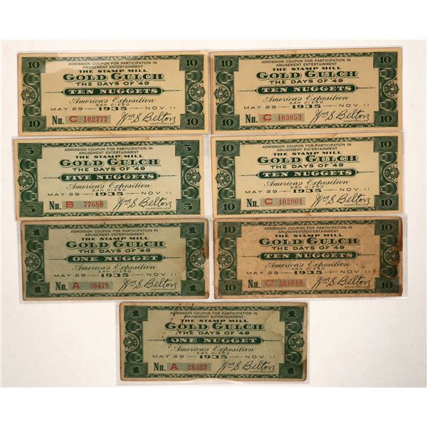Days of '49 Scrip Notes, 1935, 7 [192041]