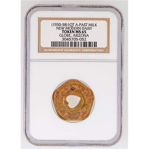 New Modern Dairy Token: MS 65 [191875]